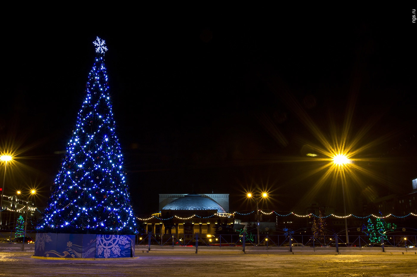 New Year's decorations: what blew up social networks - My, New Year, Novosibirsk, Decoration