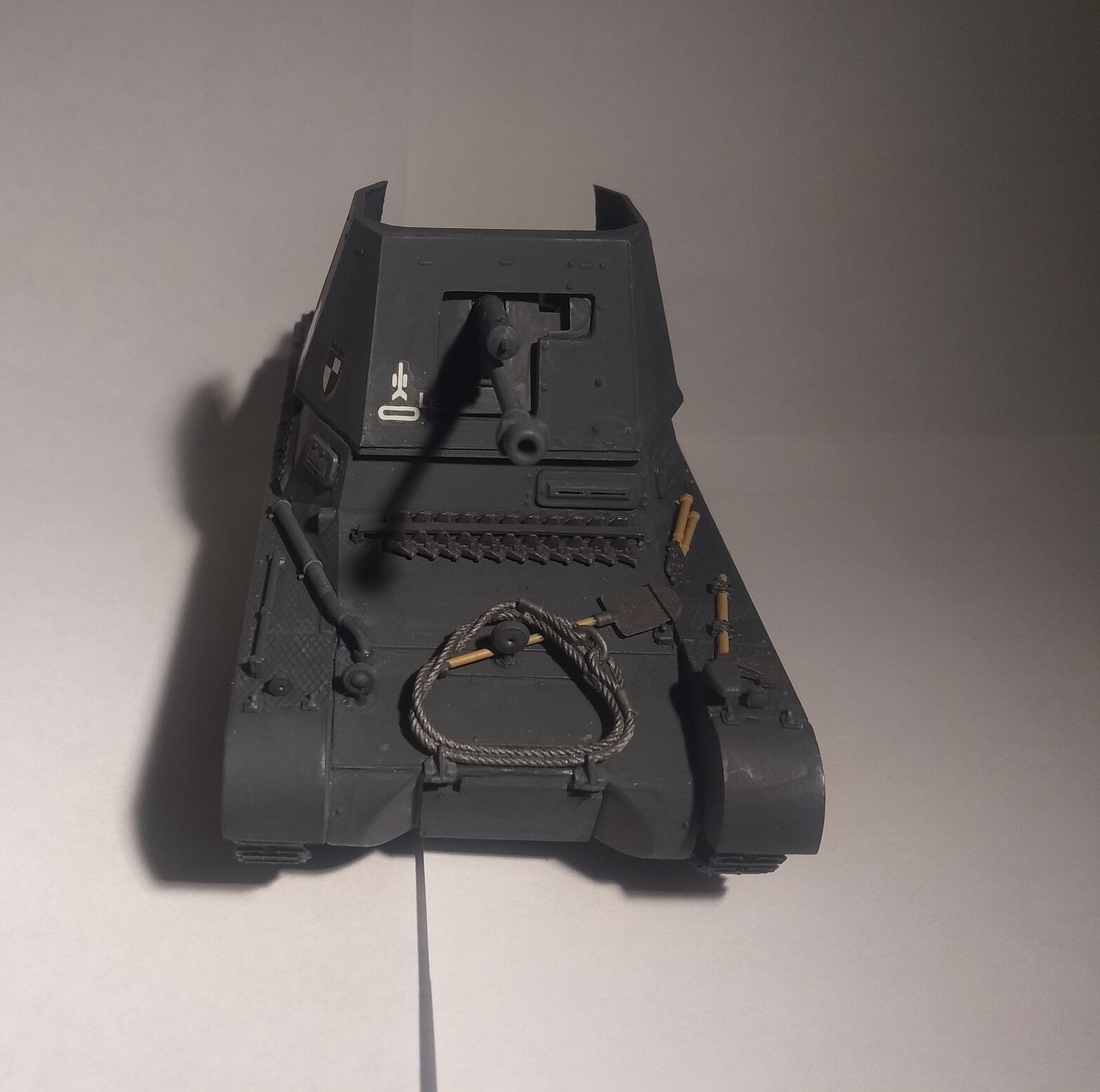 Panzerjager I the first German self-propelled gun - My, Modeling, Stand modeling, Attempt at writing, First post, Longpost