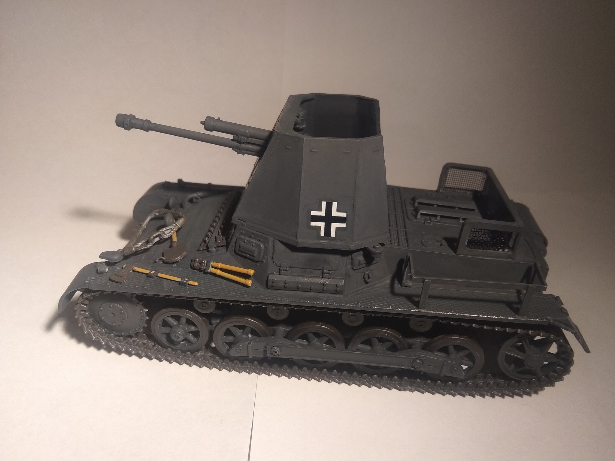 Panzerjager I the first German self-propelled gun - My, Modeling, Stand modeling, Attempt at writing, First post, Longpost