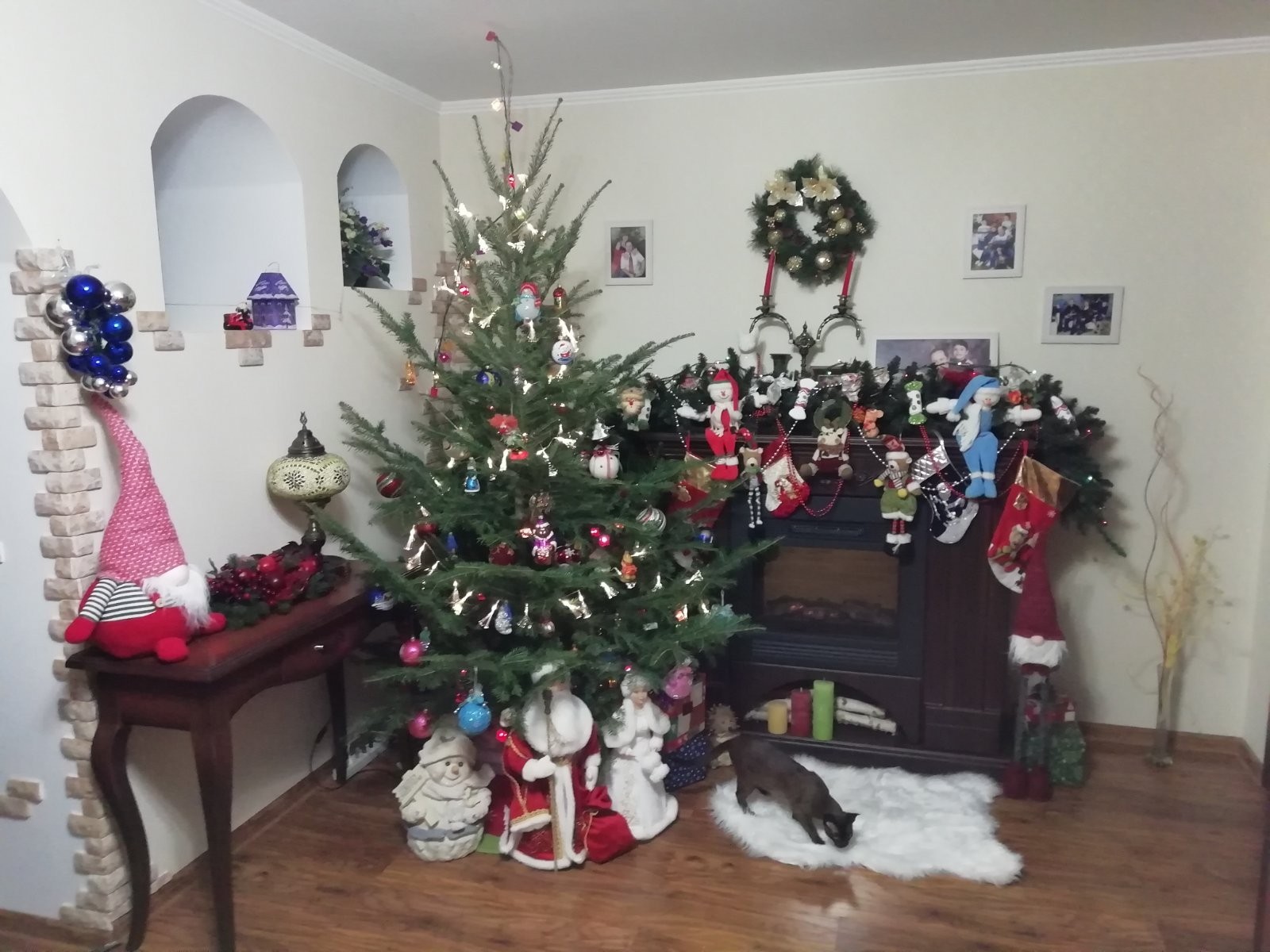 Ready for the New Year! - My, New Year, cat, Christmas tree, Longpost