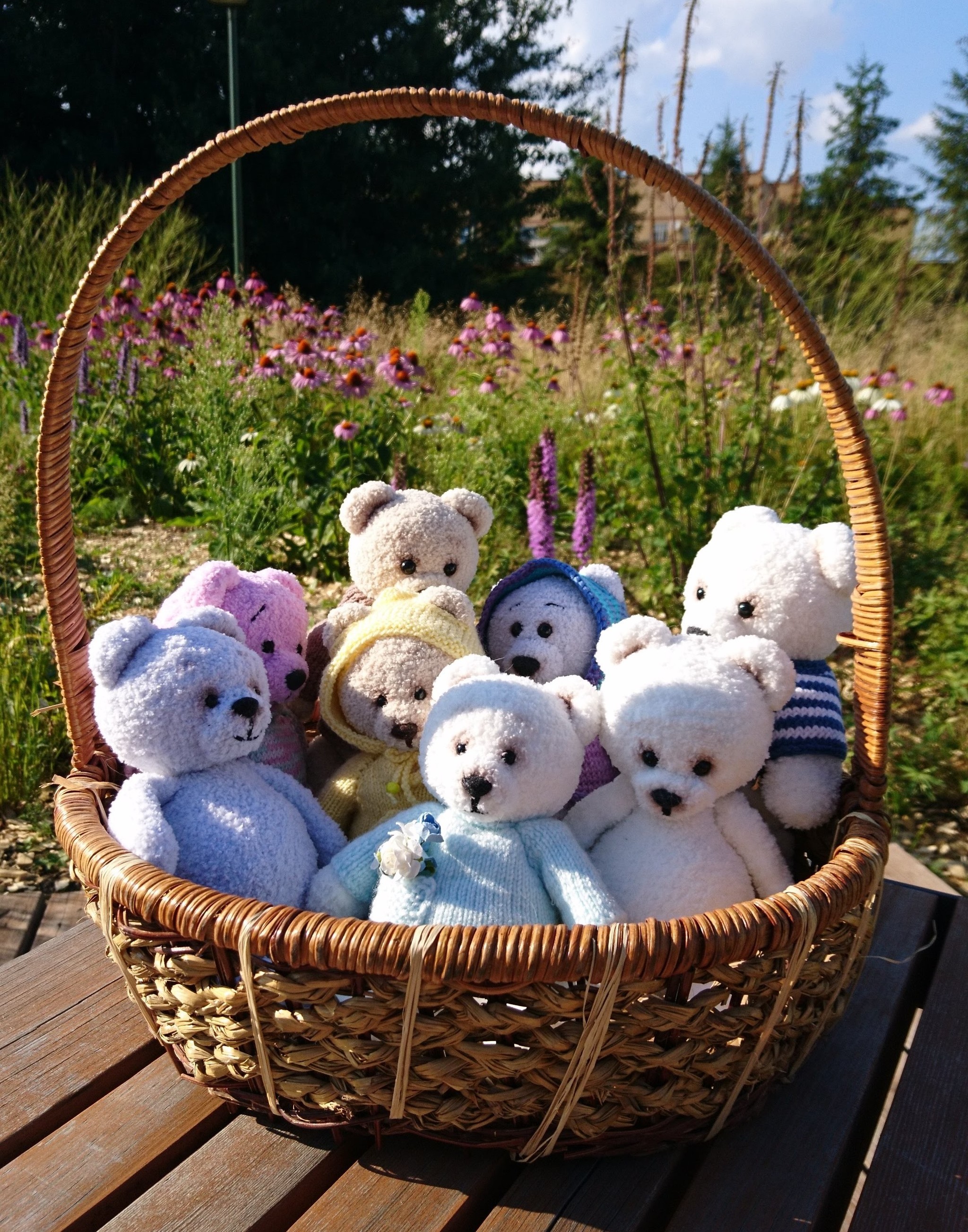 Traveling bears - My, Amigurumi, With your own hands, The Bears, Handmade, Teddy bear, Teddybear, Longpost