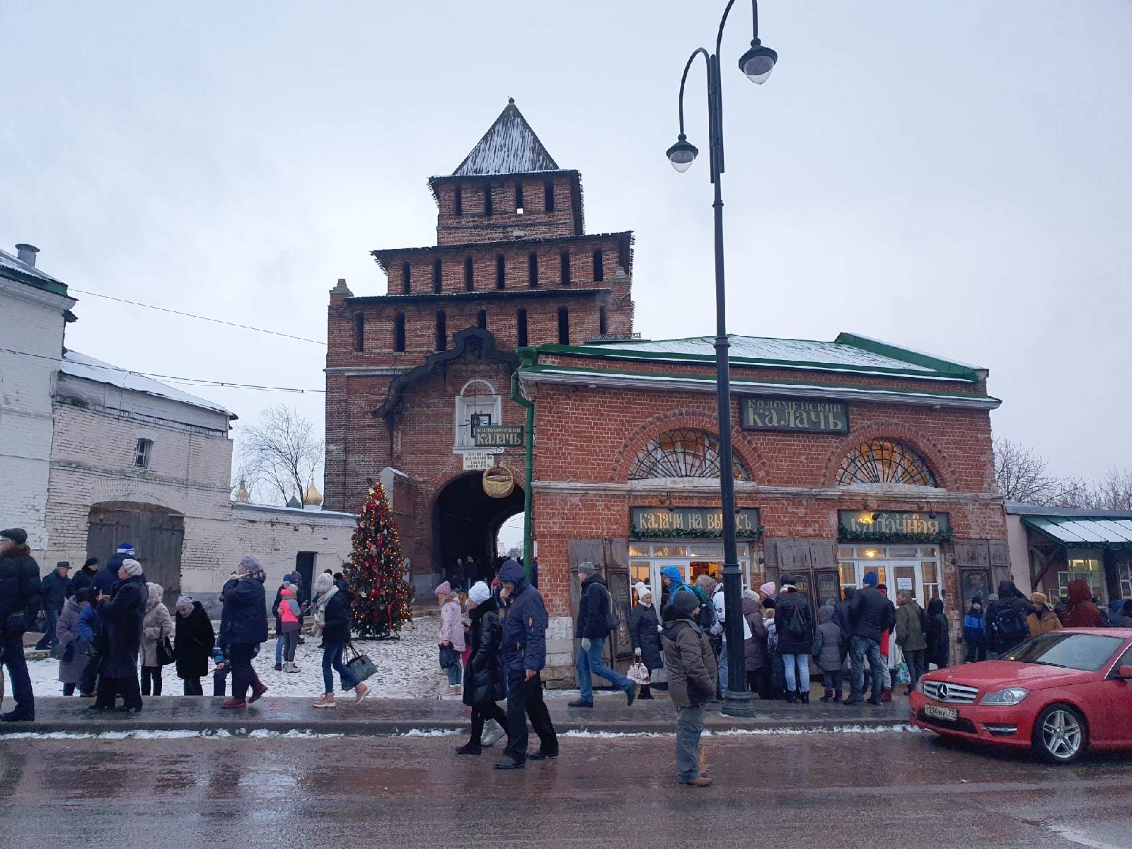 Зима в Подмосковье: праздничное настроение в Коломне | Пикабу