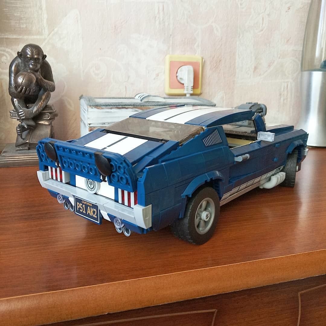 Assembly of Ford Mustang GT 1967 (Lepin, 21047) [Option-1 & 2] - My, Ford Mustang GT, Ford mustang, Constructor, Lepin, Longpost