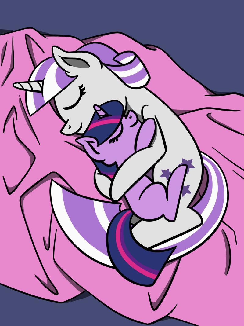 Nap Time - My Little Pony, PonyArt, Twilight sparkle, Twilight Velvet, Flutterluv