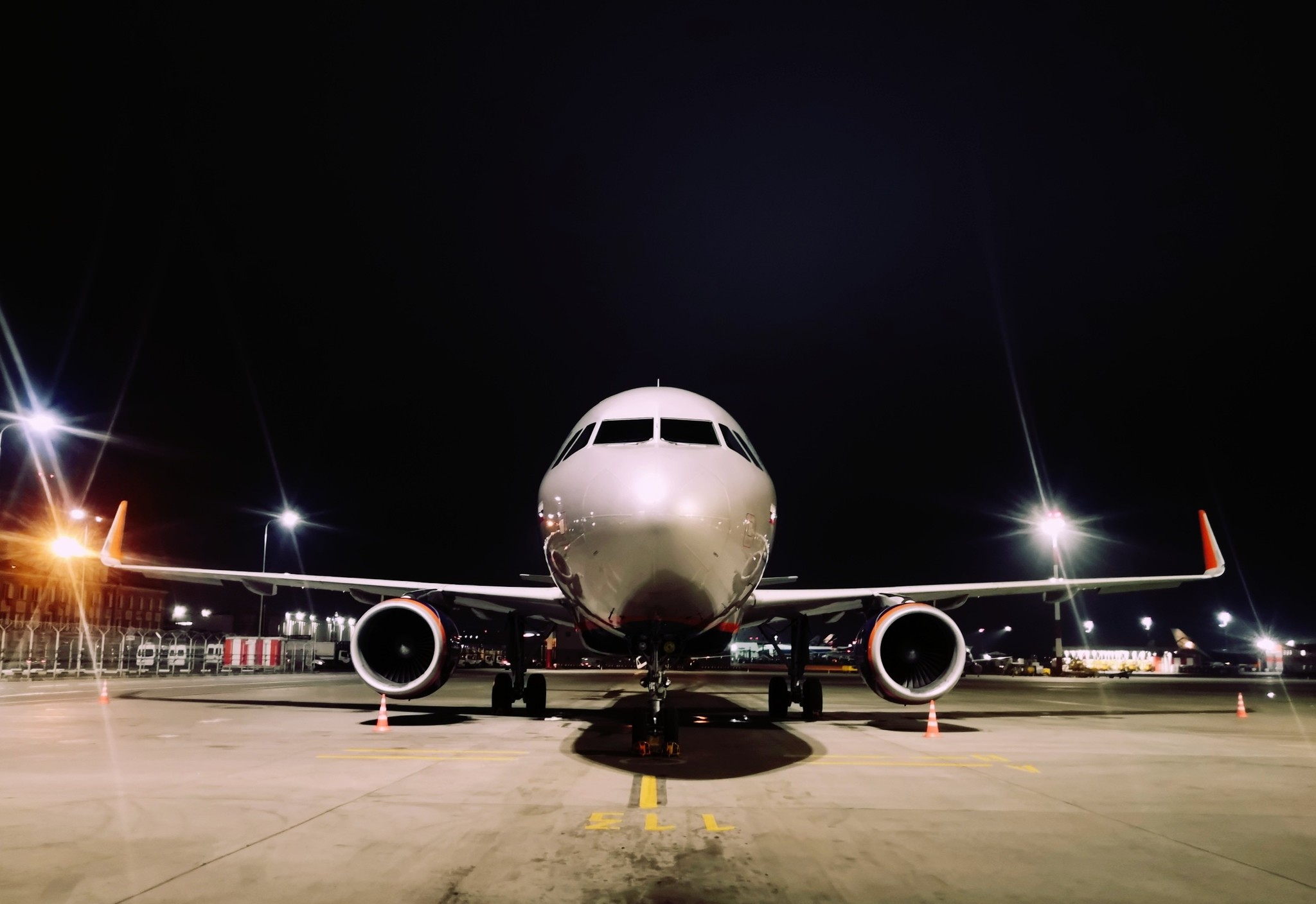 Airport (photos) - My, The airport, Airplane, Platform, Aviation, Mobile photography, The photo, Airbus A320, Boeing 777, Longpost