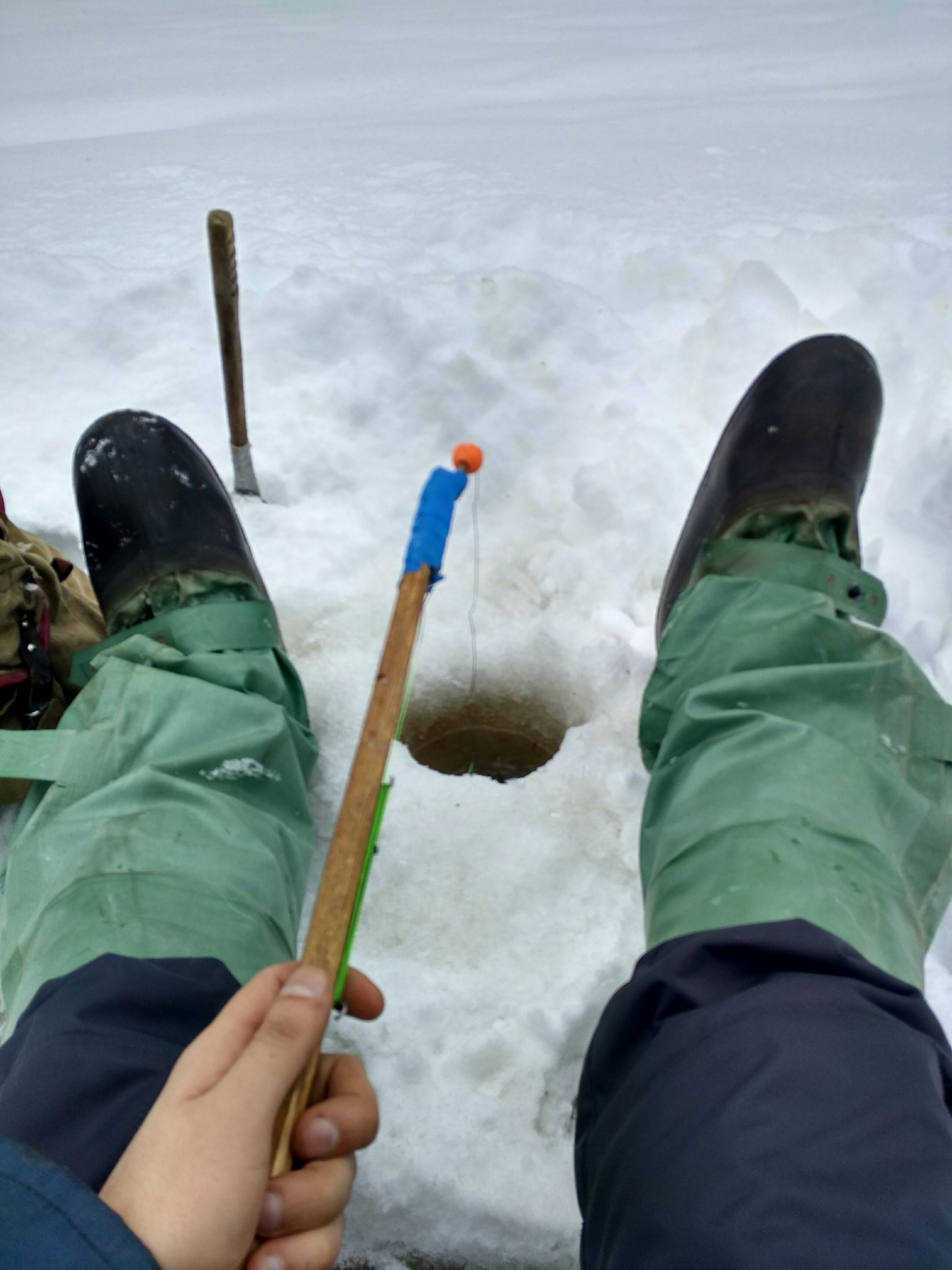 6th day of the new year - My, Sverdlovsk region, Winter fishing, Forest, Snow, Longpost