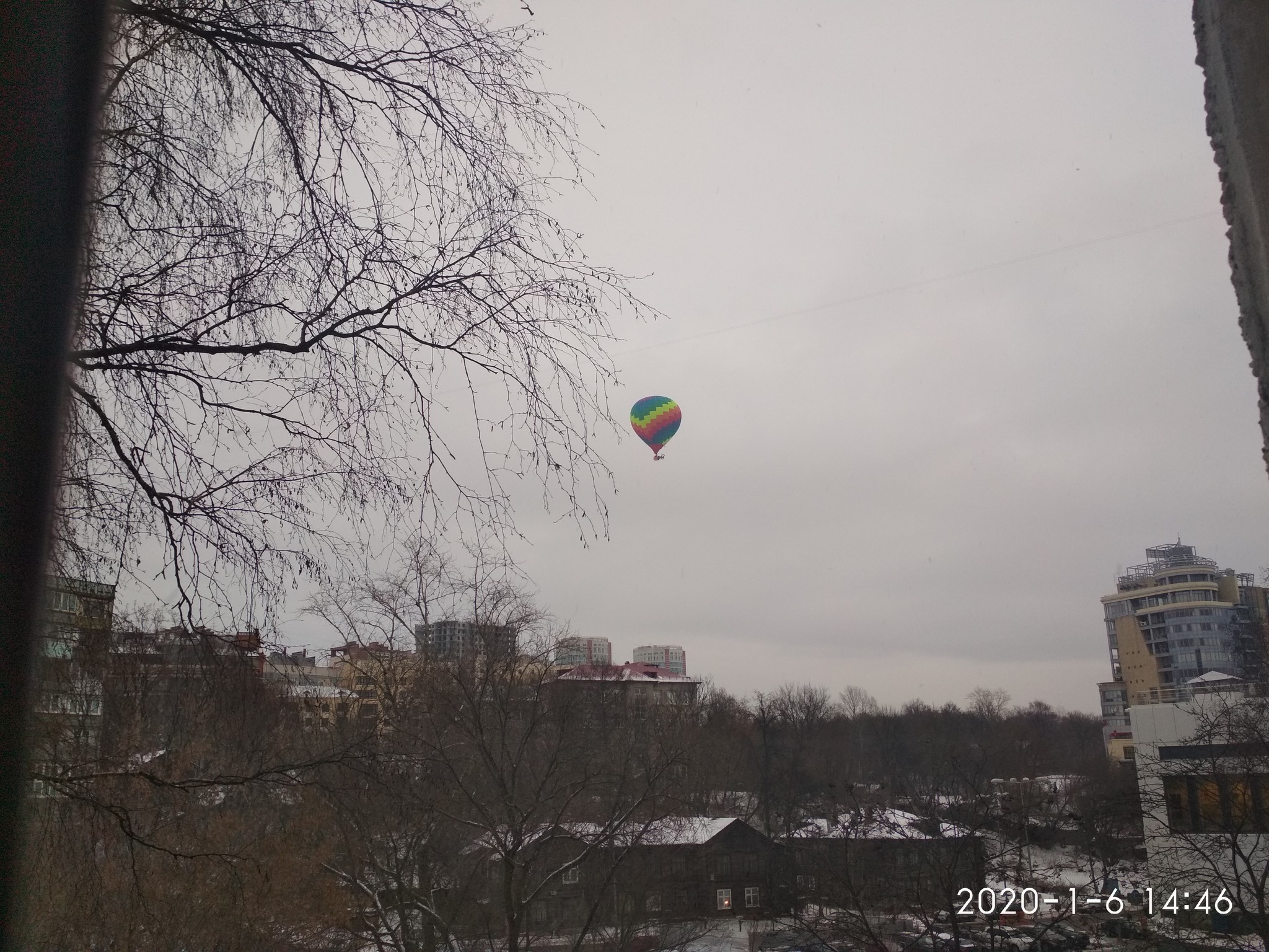 Дед мороз пролетел за окном - Моё, Нижний Новгород, Воздухоплавание, Северные олени