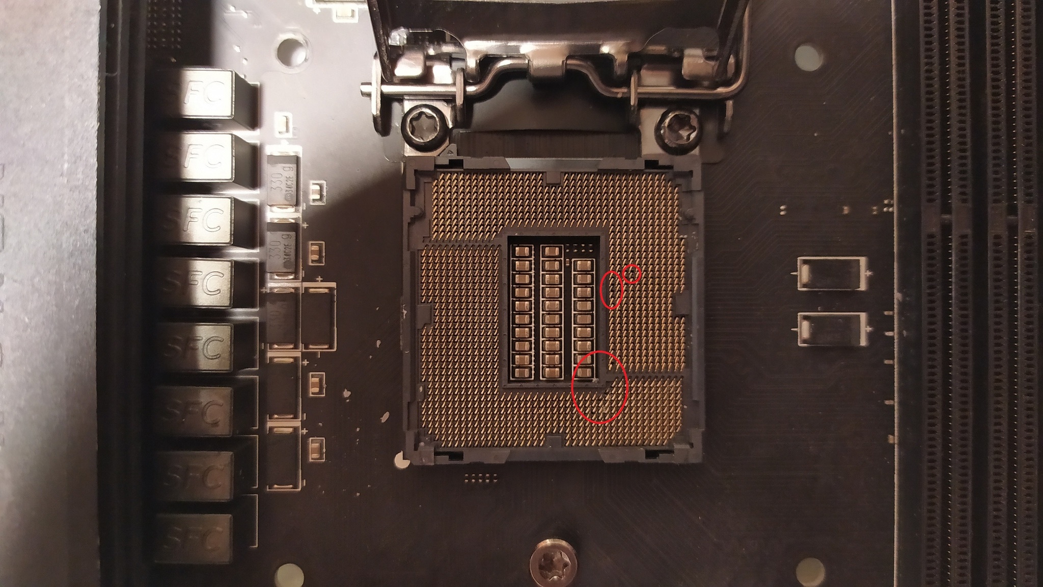 MSI Z87 MPOWER after failed CPU upgrade - My, Repair, Motherboard, Socket, Longpost