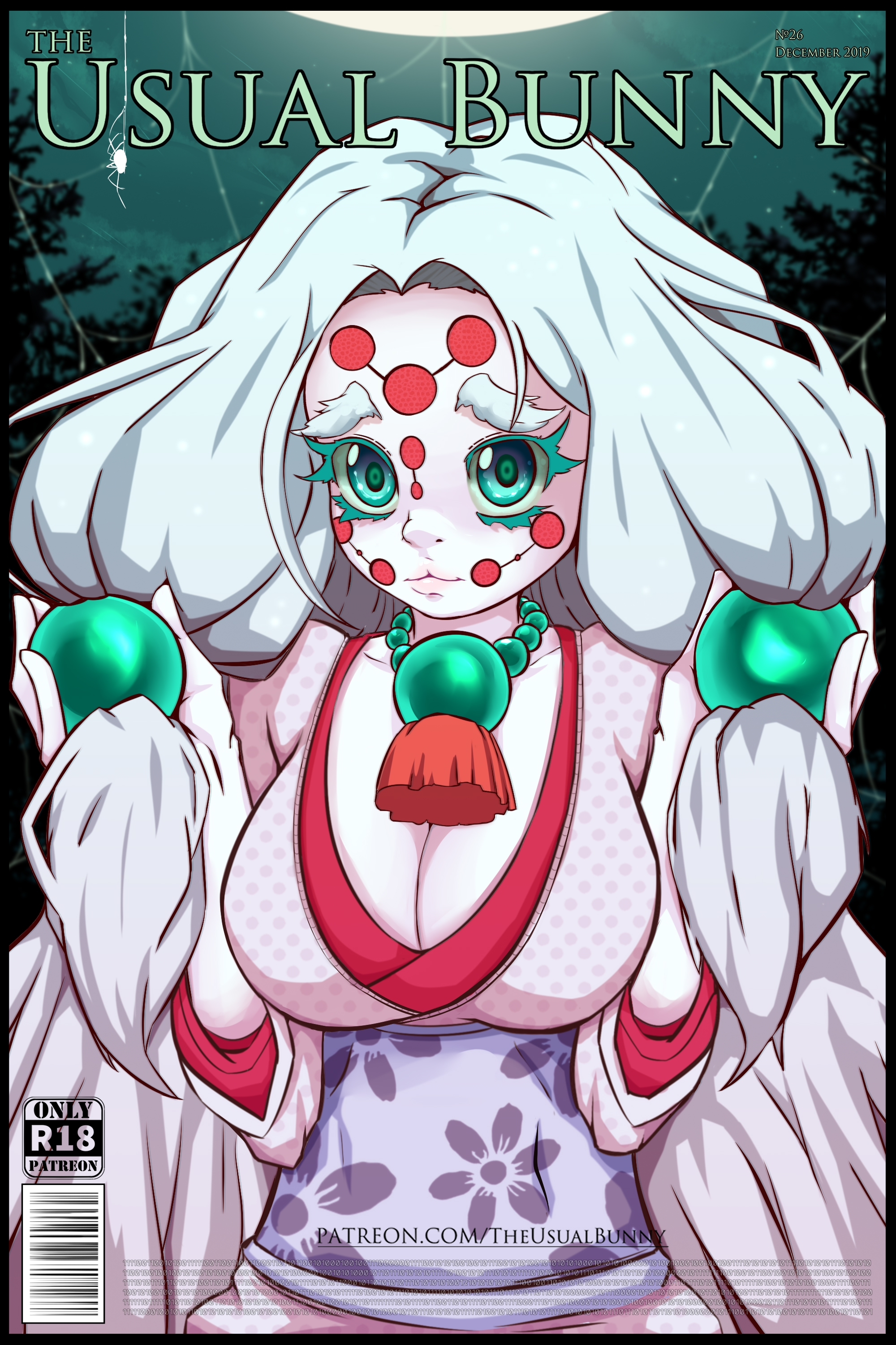 Mother Spider Demon (yeah boy) - Моё, Theusualbunny, Kimetsu no Yaiba, Anime Art, Аниме, Арт, Mother spider demon