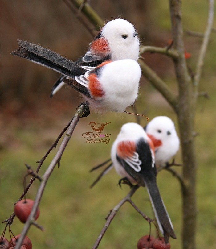 Opolovnichki. Dry felting from wool - My, Needlework without process, Dry felting, Author's toy, Needlework, Toys, Creation, Longpost