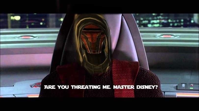 The wrong one was attacked - Star Wars, Darth Revan, Mickey Mouse, Canon, Longpost