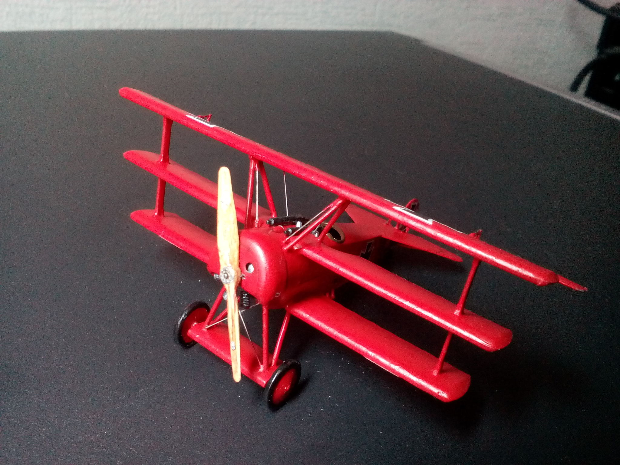 Red Baron. Fokker Dr.I - My, Stand modeling, Prefabricated model, Aircraft modeling, Modeling, World War I, Aces, Triplane, Longpost