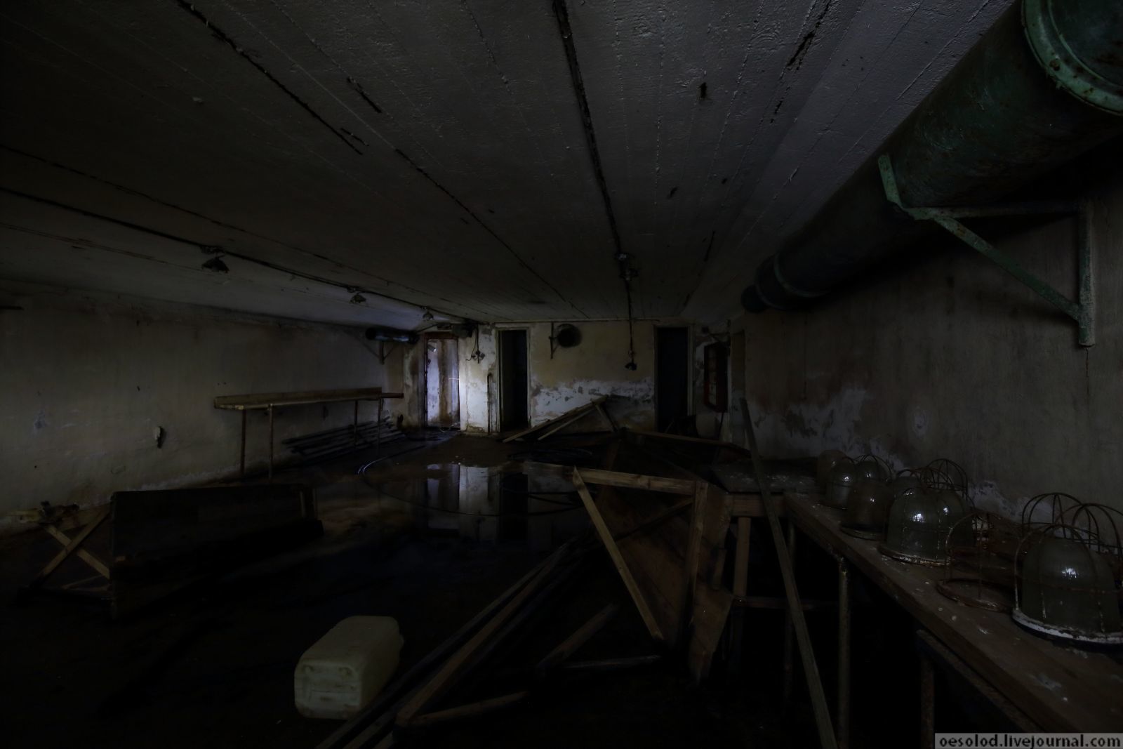 On an air mattress, paddling with brooms in an abandoned bomb shelter - My, Abandoned, the USSR, Bomb shelter, Urbanfact, Video, Longpost