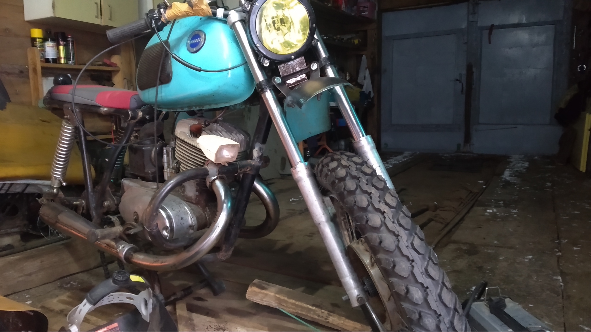 Customizing (part 3) scrambler - My, Customization, Moto, Longpost, Hobby, Motorcycles