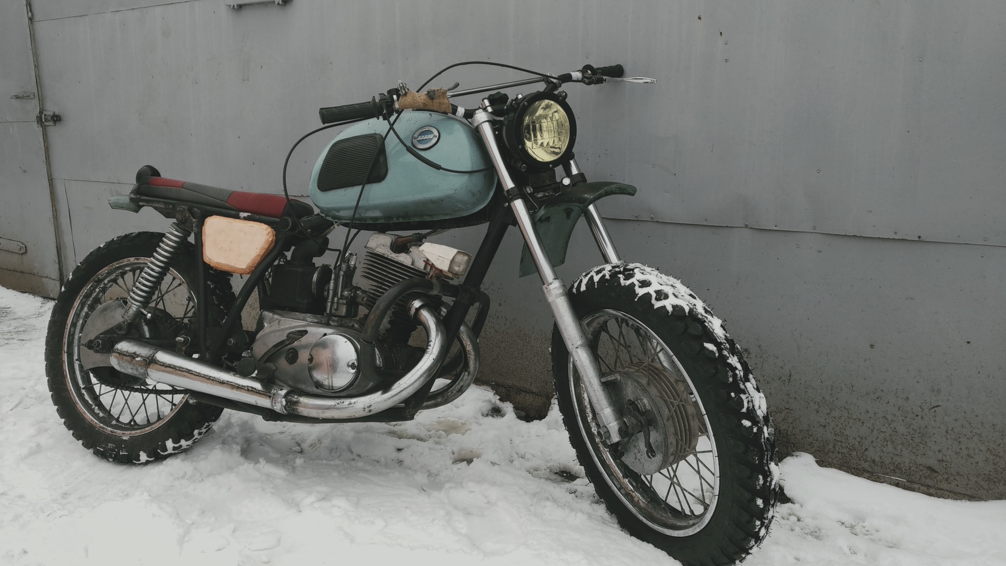 Customizing (part 3) scrambler - My, Customization, Moto, Longpost, Hobby, Motorcycles