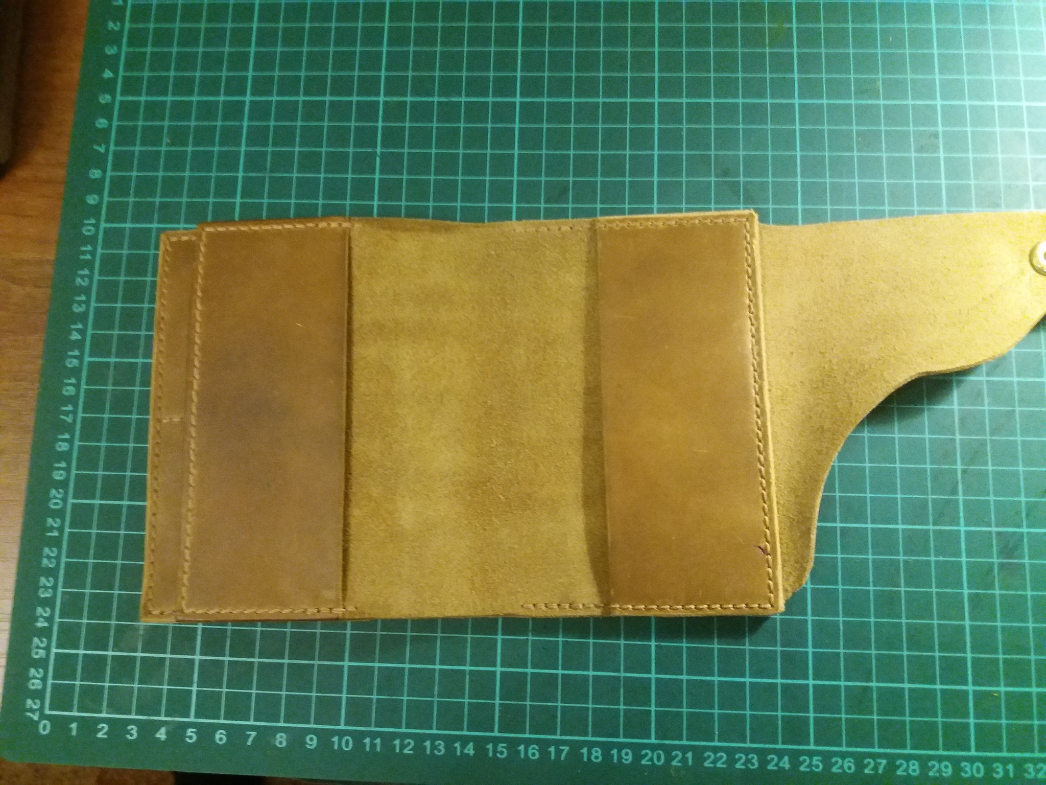 Passport cover - My, Leather products, With your own hands, Longpost