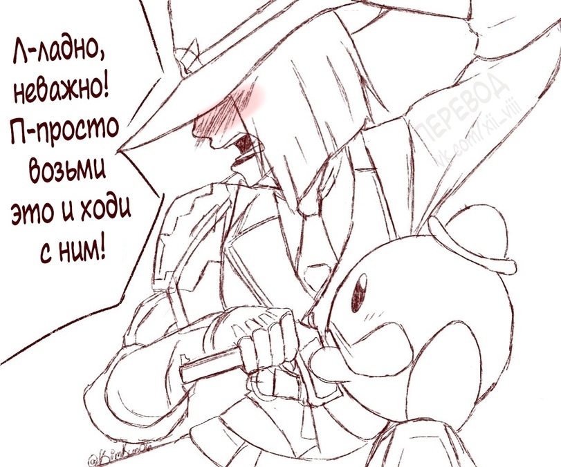 Kirby! Do something! - Overwatch, Ashe, Bob, Nintendo, Milota, Comics, Longpost