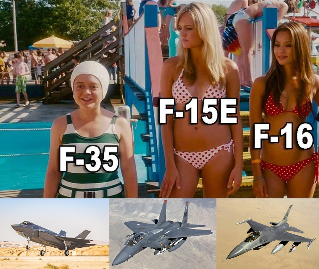 Aviation beauty contest - The photo, Images, Airplane, Aviation, f-35, f-15, f-16, Humor