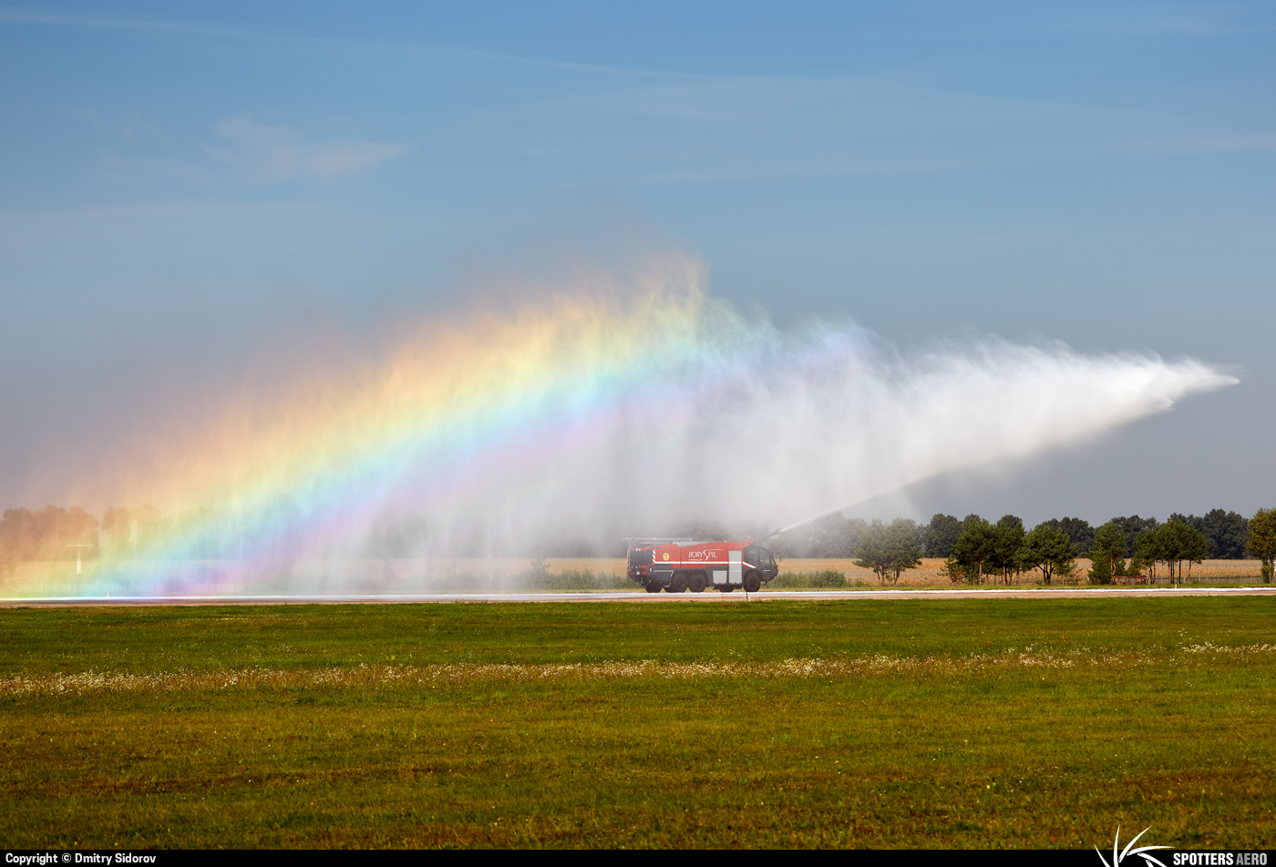 Пожарная радуга - Радуга, Пожарная машина, Фотография, Rosenbauer