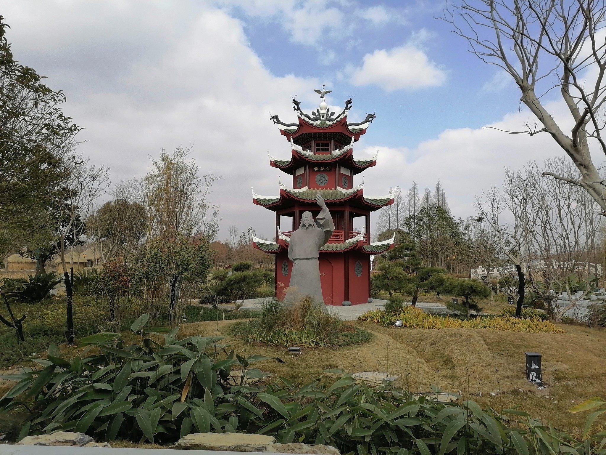 One of the parks in Jingzhou (PRC) - My, China, beauty, Longpost