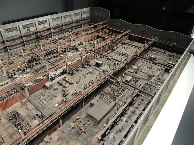 Diorama tank factory - Diorama, Stand modeling, Factory, T-34, Museum, Longpost