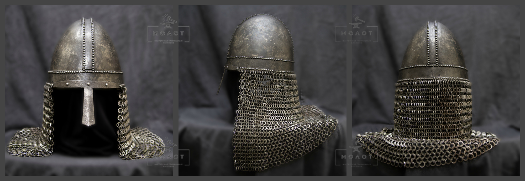 Version of the helmet from Stromovka - My, Headset, Hammer, Version, Middle Ages, Reconstruction, Longpost