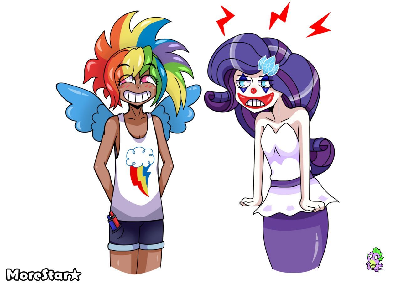 Rainbow Dash and Rarity : Joke of Joker | Пикабу