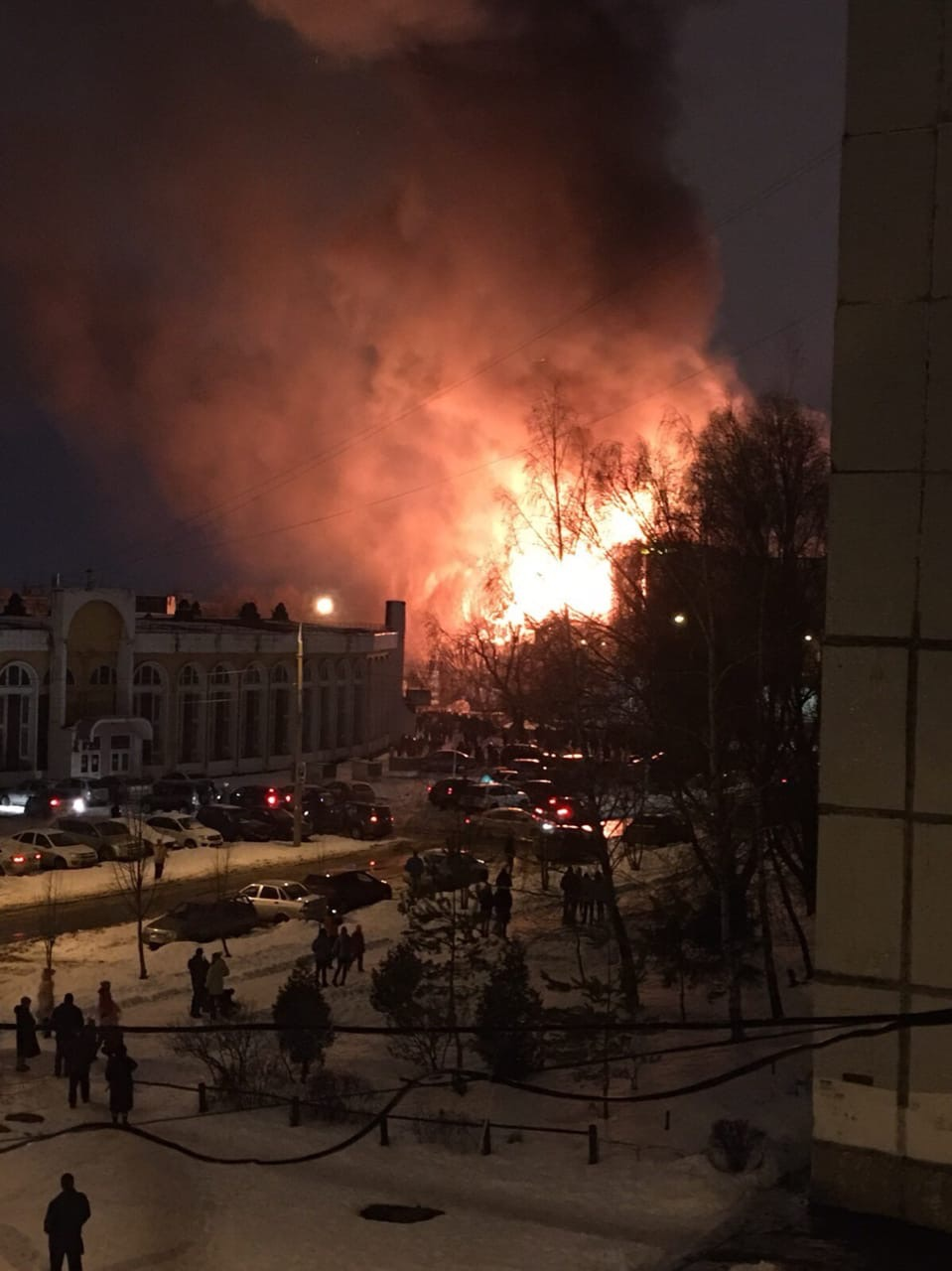 Крупный пожар в Самаре. Пострадавших нет | Пикабу