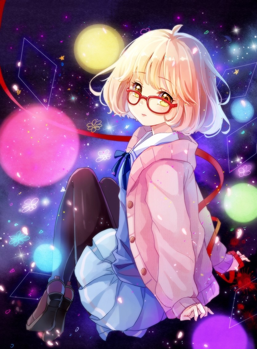 Mirai Kuriyama - Anime, Anime art, Kyoukai no kanata, Mirai Kuriyama