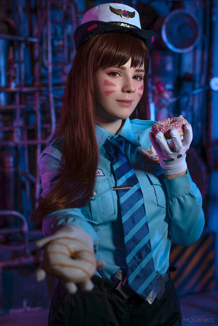 Overwatch - Officer D.Va (by Kawaiitsu) - My, Overwatch, Dva, Cosplay, Games, Video game, Russian cosplay, Longpost