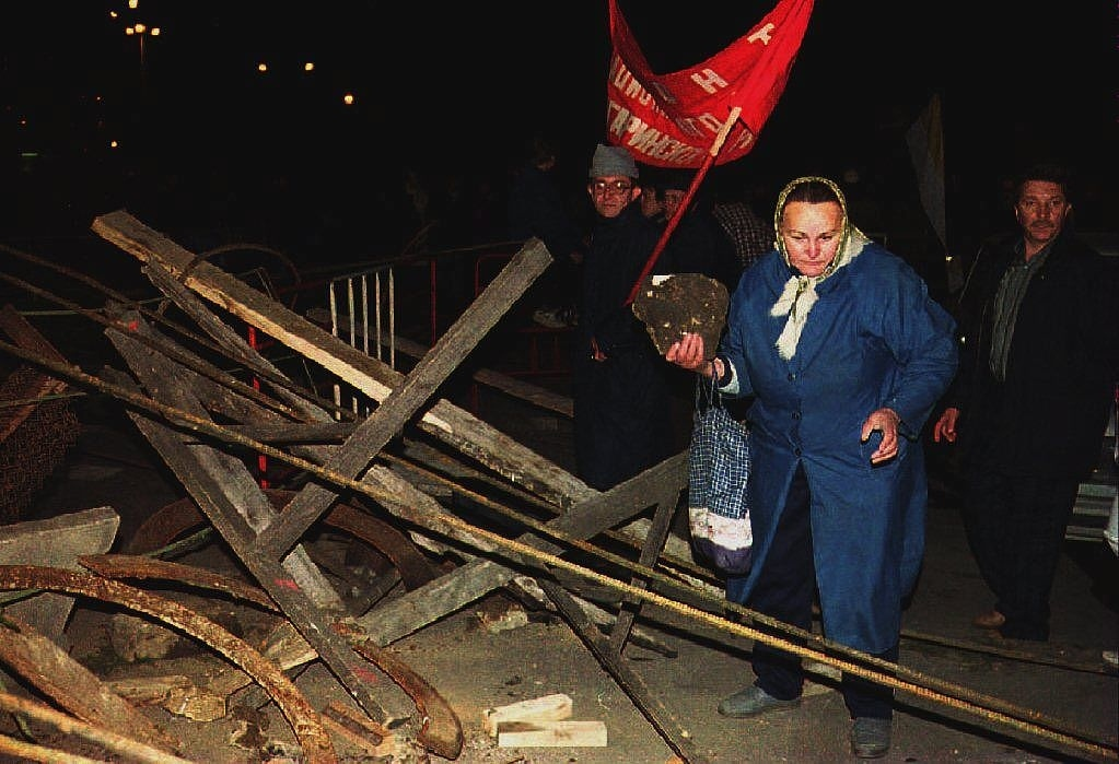 Dashing 90s. In September 1993 - 1993, Boris Yeltsin, Protest, Moscow, Rutskoy, Longpost, 90th, A selection