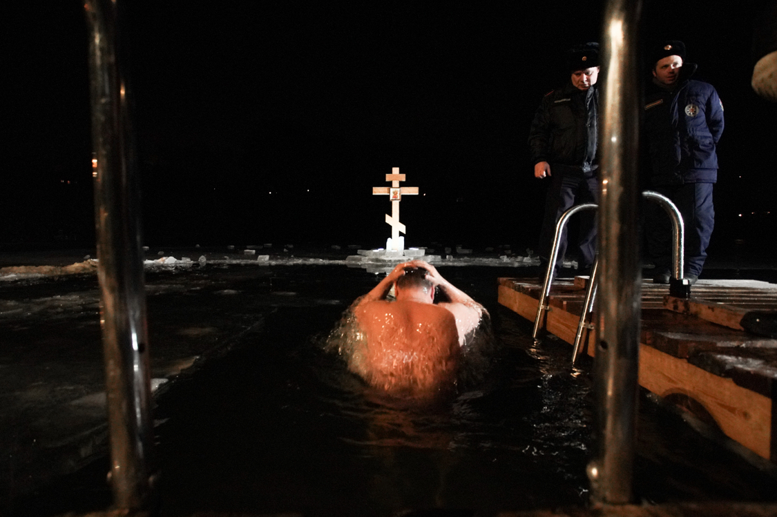 Epiphany 2020 - Baptism, Orthodoxy, Water, Ice hole, Longpost
