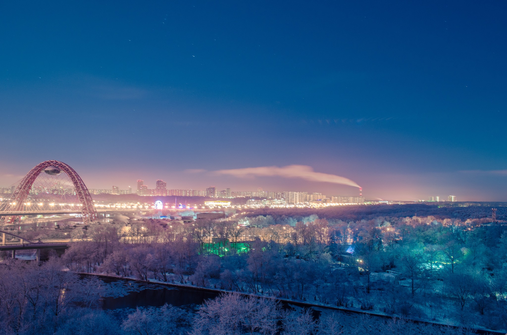 Зима проездом в столице - Моё, Москва, Зима, Крыша, Фотография