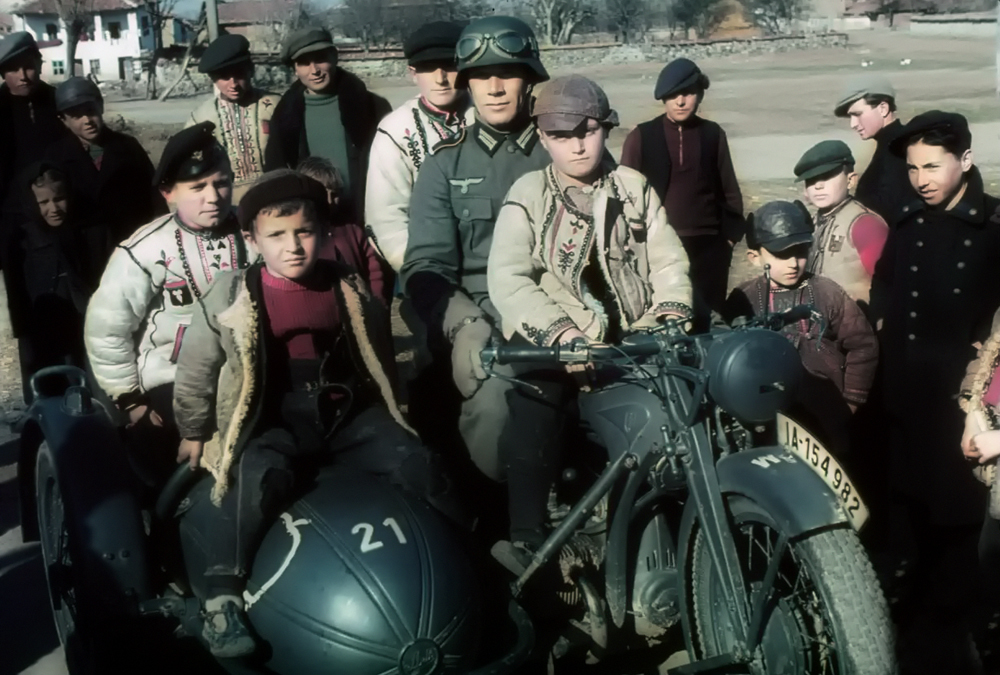 Nazi Germany in color photos by Hugo Jaeger - Wehrmacht, SS troops, Longpost, The photo, Germany, Nazi Germany, Old photo