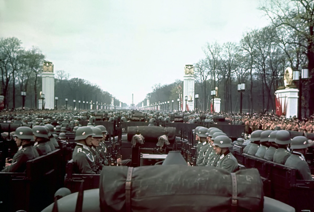 Nazi Germany in color photos by Hugo Jaeger - Wehrmacht, SS troops, Longpost, The photo, Germany, Nazi Germany, Old photo