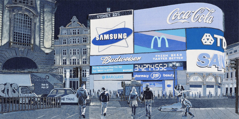 Incredible denim paintings from British artist Ian Berry - Jeans, Art, Longpost