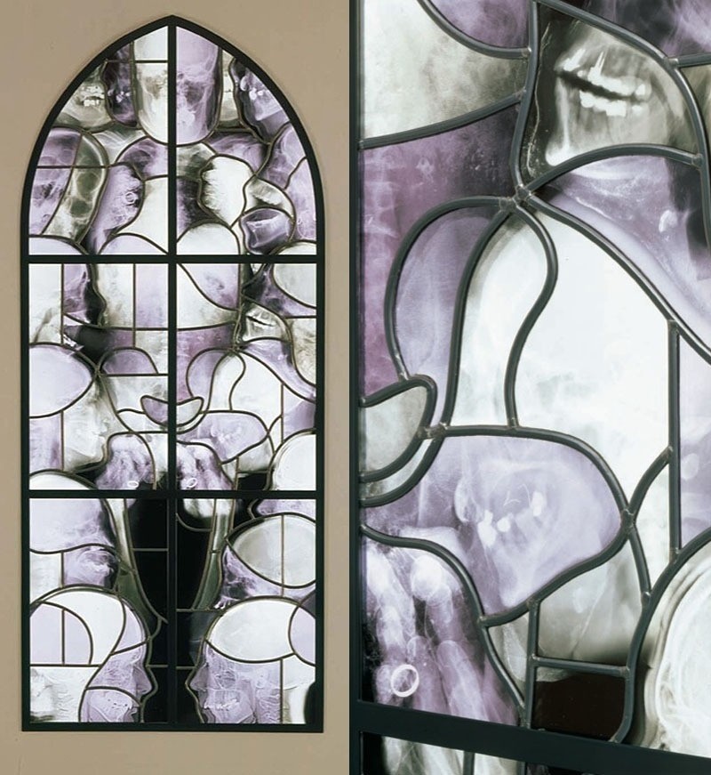 Stained glass from X-rays - X-ray, Stained glass, Longpost