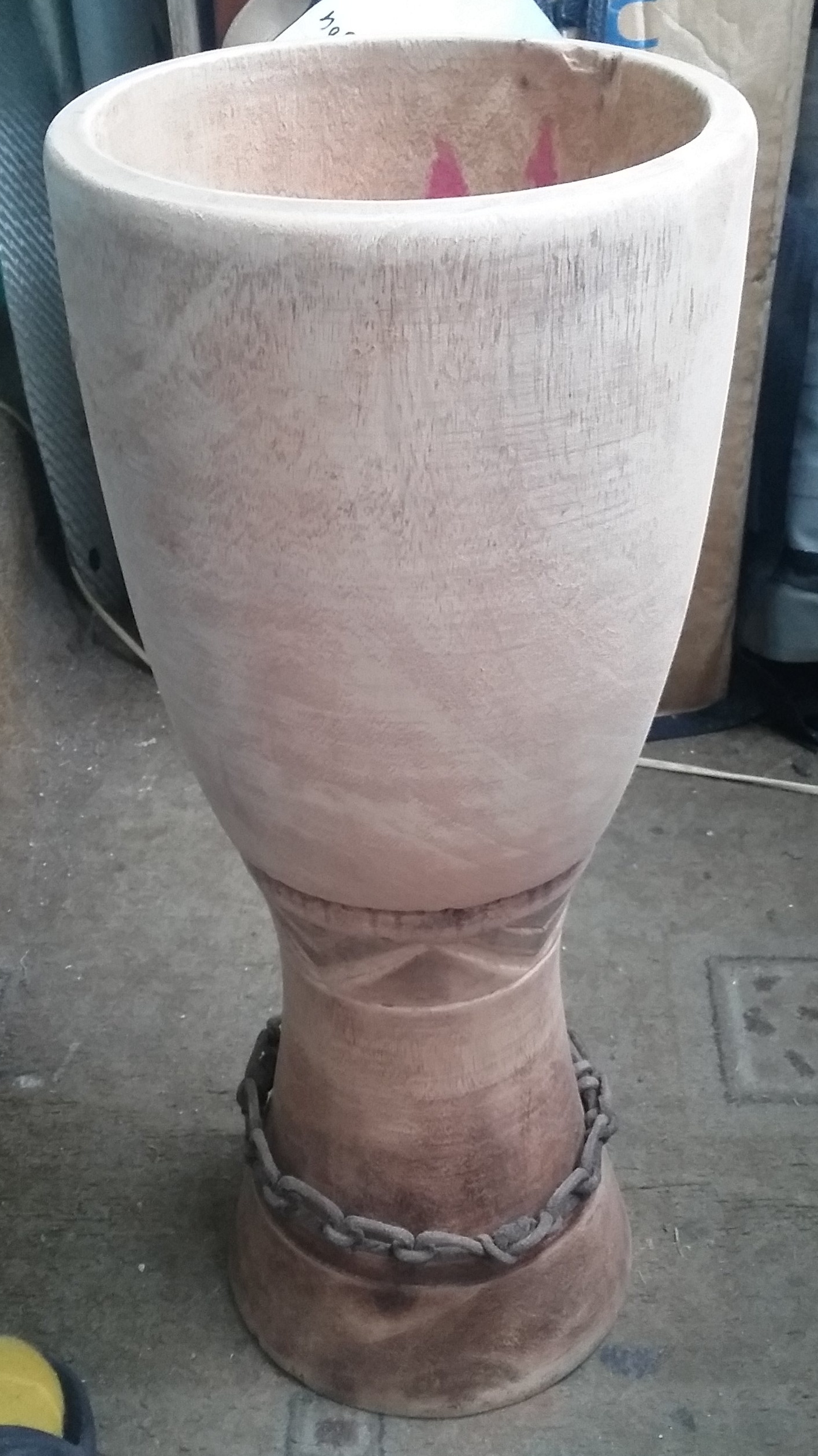 Restoration of the djembe - My, Djembe, Drums, Recovery, Restoration, Musical instruments, Needlework with process, Needlework, Longpost