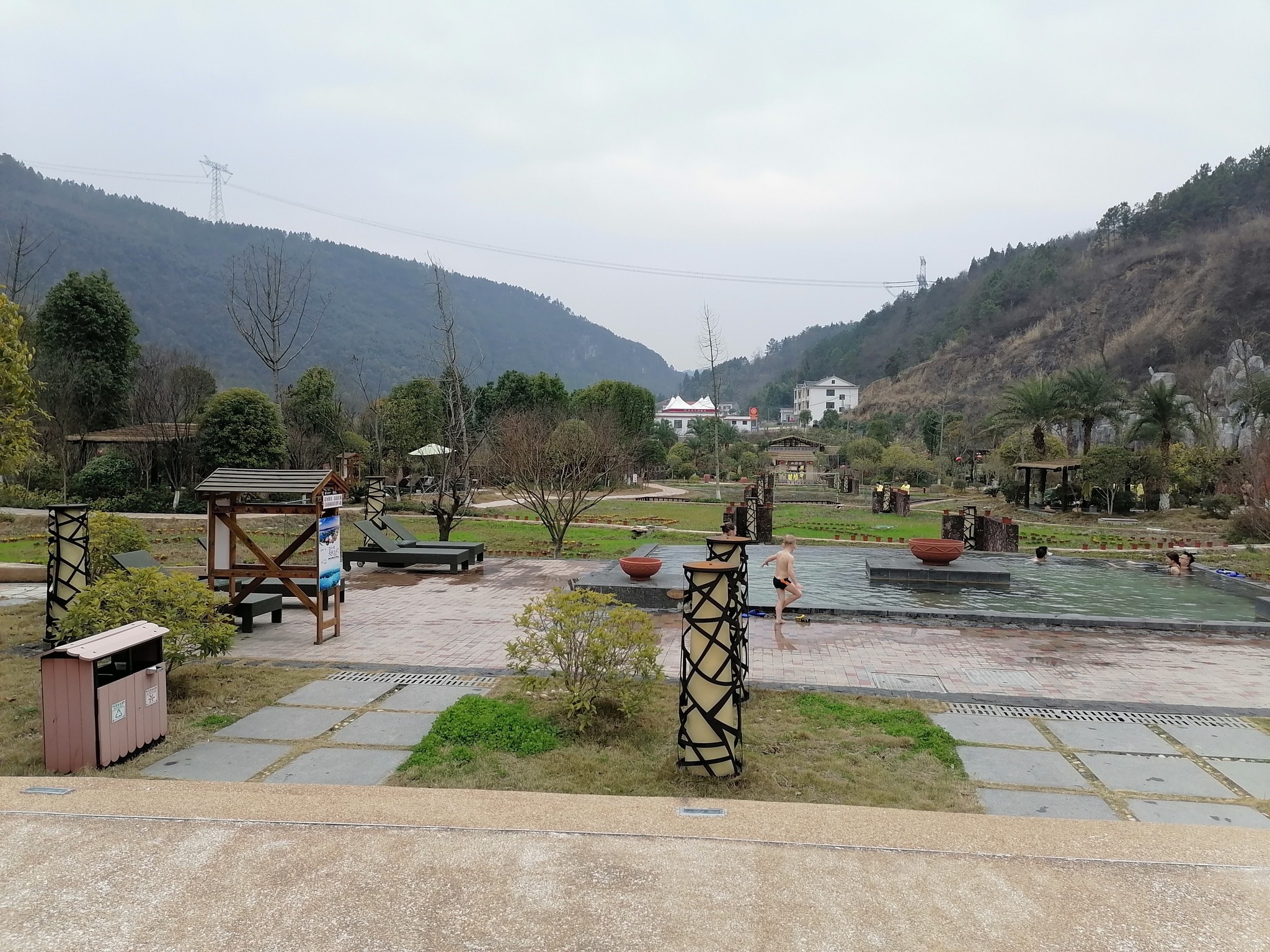 Trip to a complex with thermal waters (China) - My, China, Health, beauty, Longpost