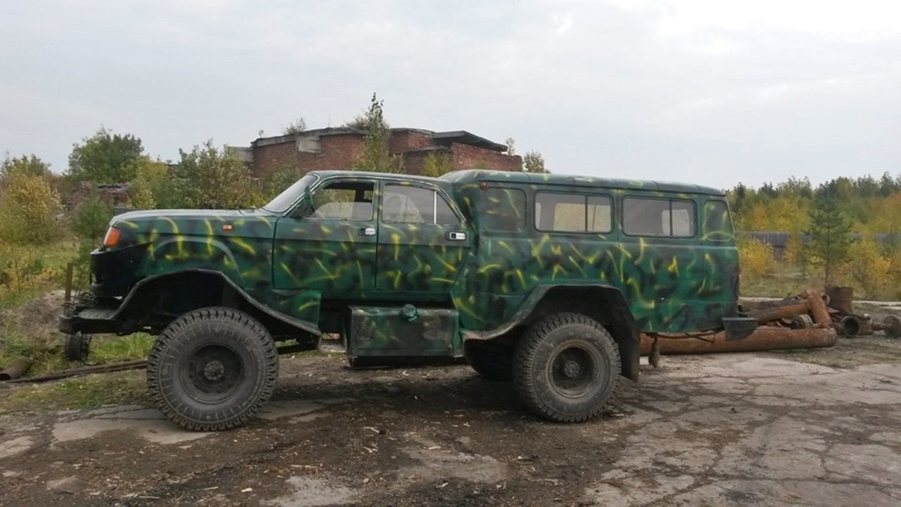 ВолГазБух - Волга, Самоделки, Машина, Внедорожник, Колхоз тюнинг