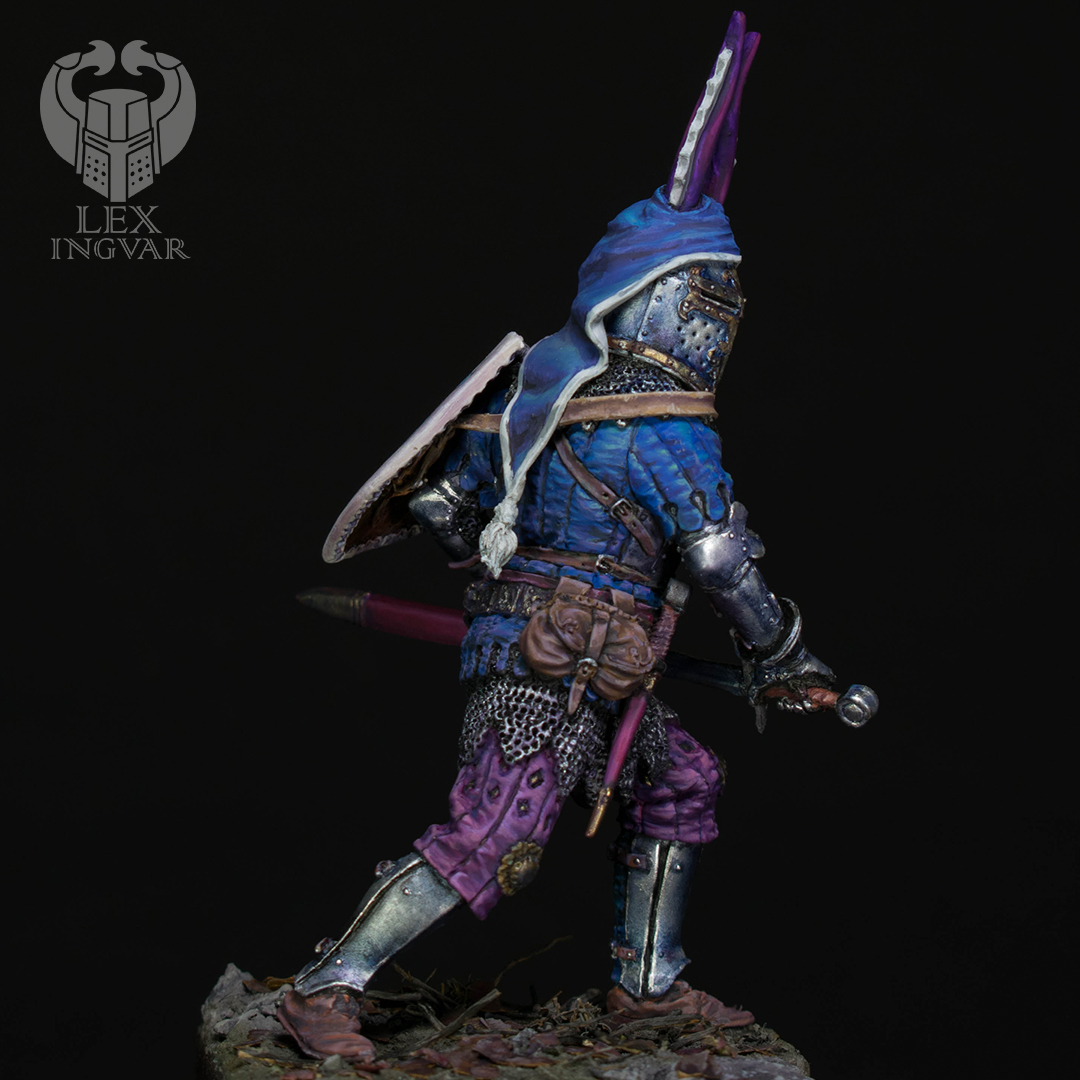 Lion of Sponheim (final) - My, Painting miniatures, Miniature, Knights, Painting, Bavaria, Longpost