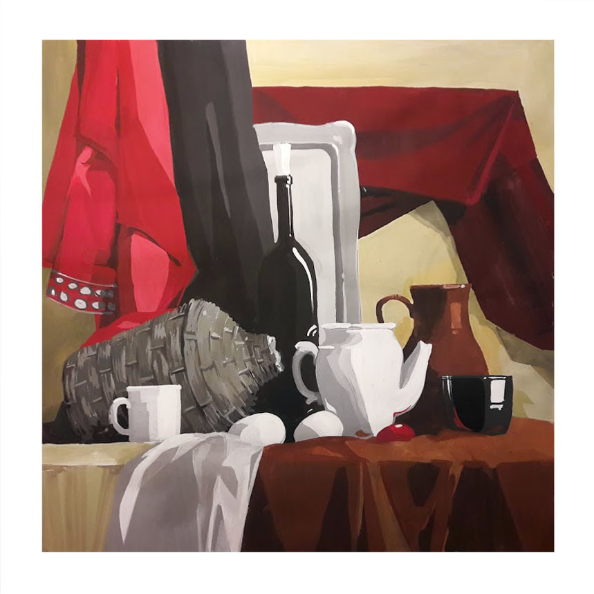 My painting 3rd course - My, Painting, Academy of Arts, I'm an artist - that's how I see it, Still life, Longpost