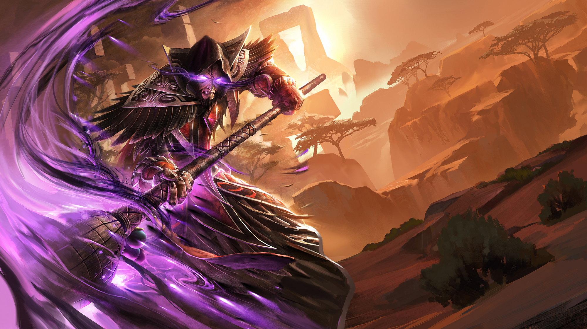 Briefly about Medivh, part 2. He came, he saw, he redeemed - My, Longpost, Bayun's bestiary, World of warcraft, Medivh, Breath-Art, Glennraneart, James Ryman, Raymond Swanland