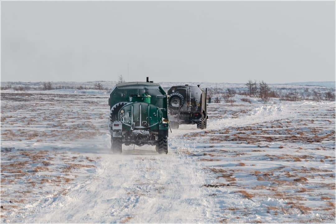 Зимник Норильск - Хатанга - Зимник, Арктика, Транспорт, Фотография, Длиннопост