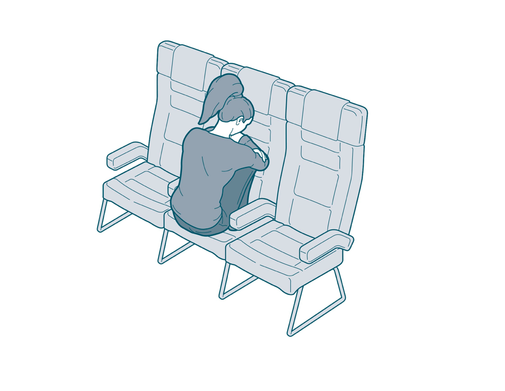 17 Weird Flight Sleeping Positions Recommended by Real Travelers - A life, Peace, Travels, Advice, Laughter (reaction), Technologies, Flight, Curiosity, Longpost