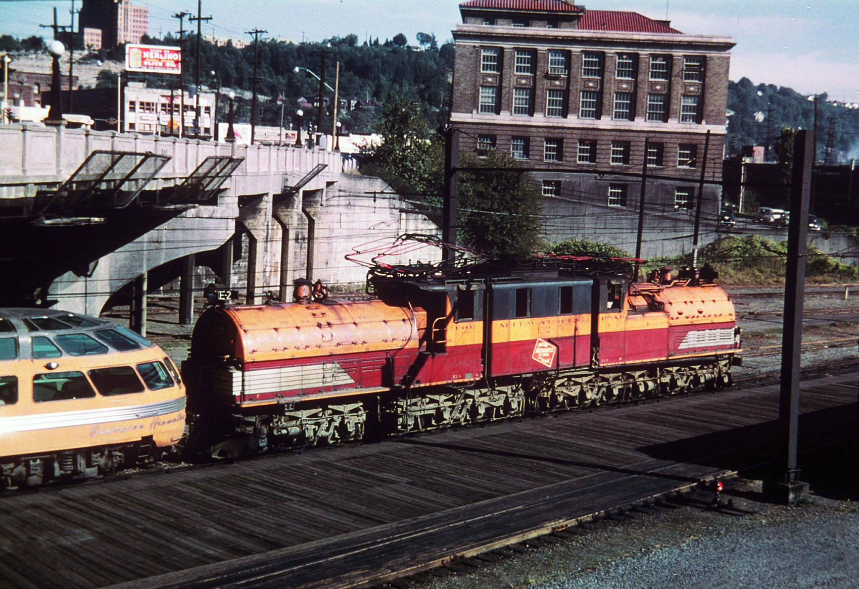 Bipolar electric locomotive - Railway, Electric locomotive, USA, Longpost, Retrotechnics, Video