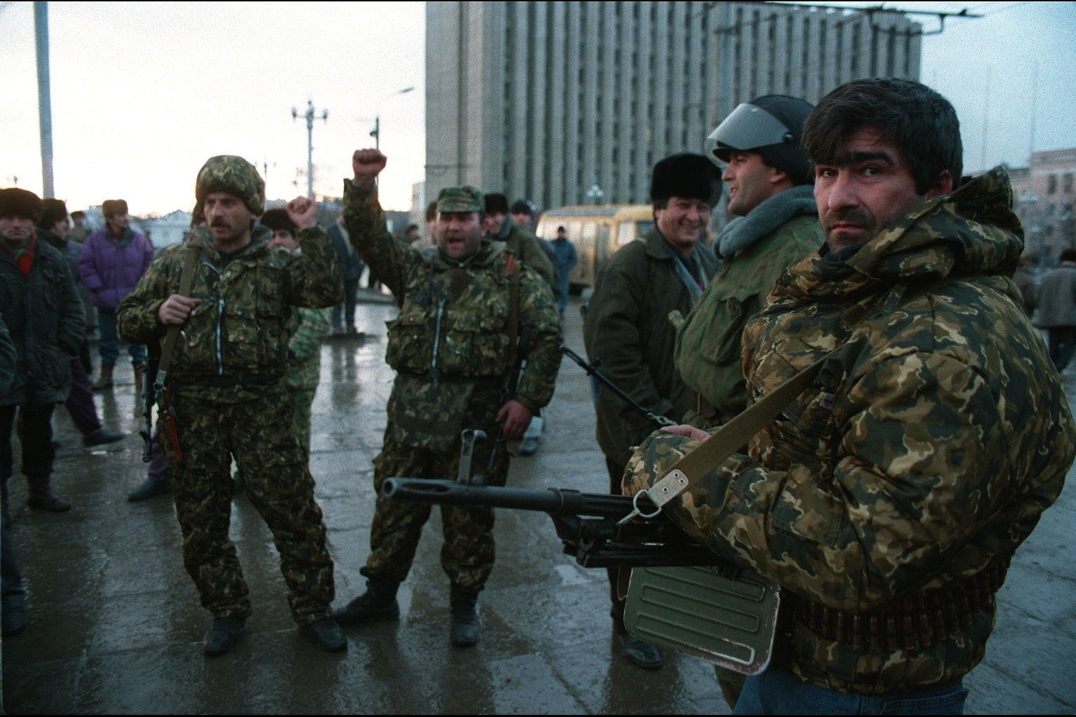 Чеченские солдаты 1995 Ичкерия