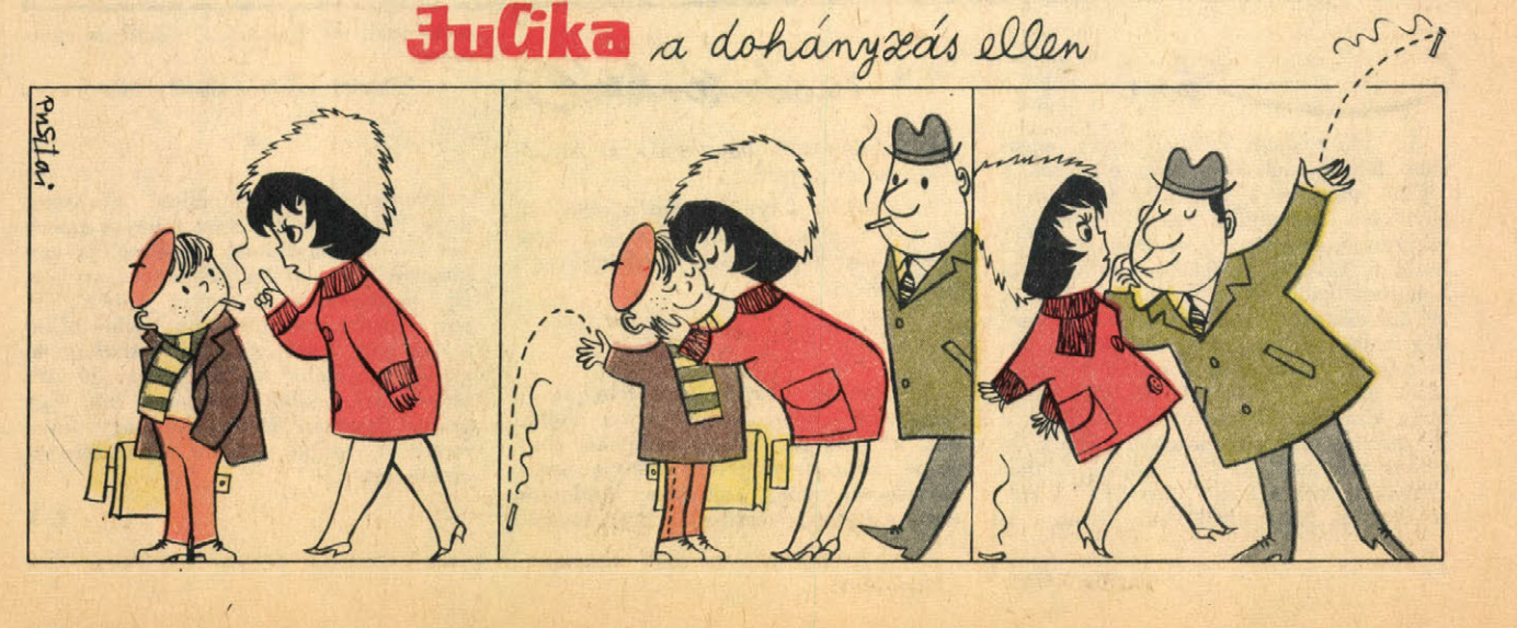 “Jucika” - the social block had its own 4 koma, with everyday problems and eti! (Part No. 9) - Comics, Retro, Hungary, Without words, 60th, Longpost, Jucika