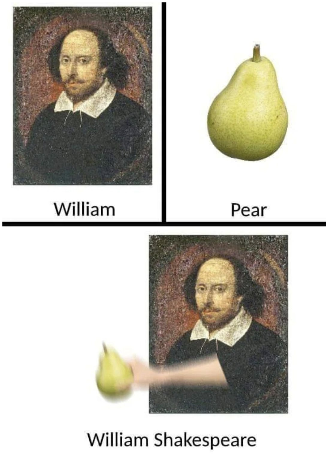 A moment of highly intelligent humor - Picture with text, Memes, English language, William Shakespeare, Reddit, Humor