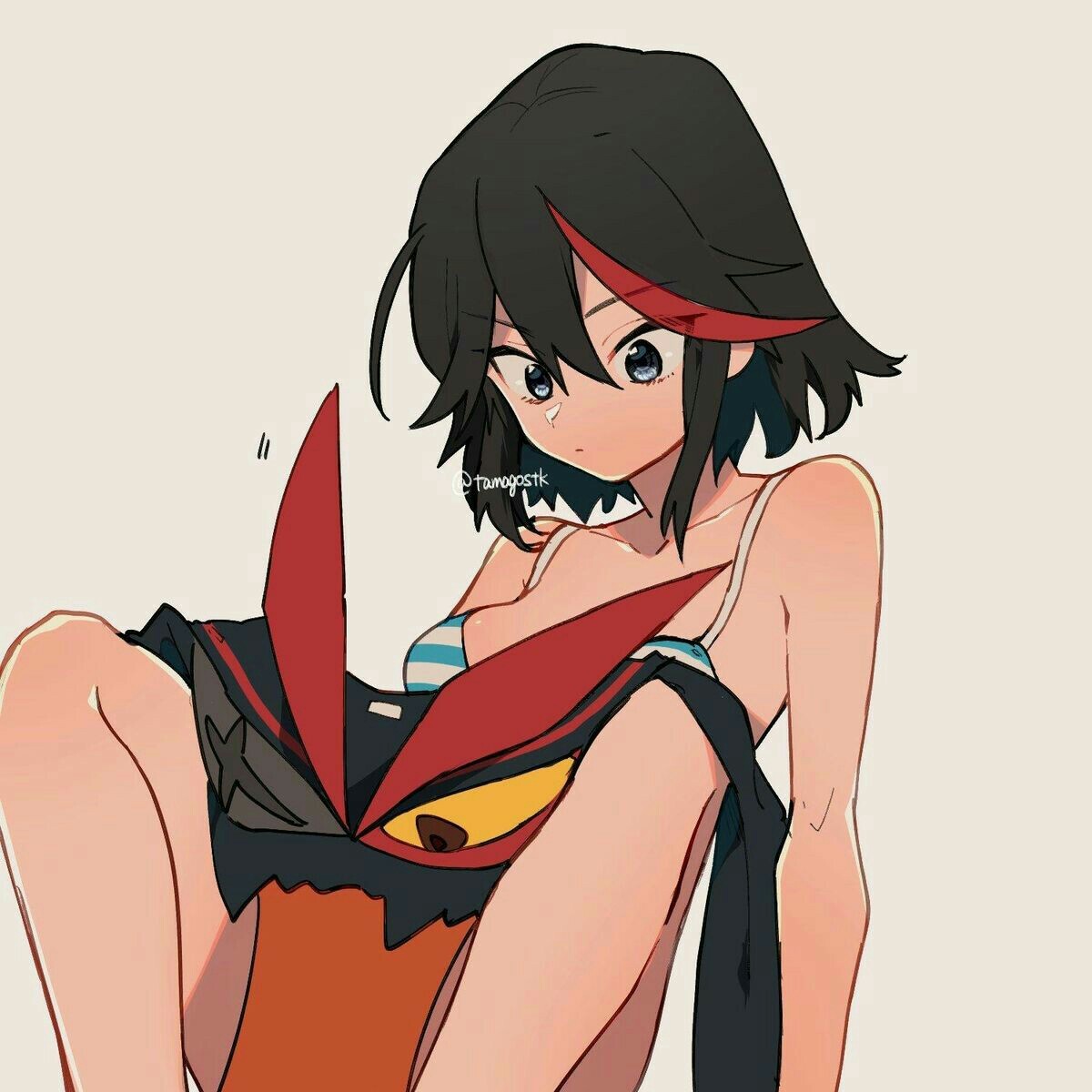 What's your problem, Peekaboo? - NSFW, Kill la Kill, Update, Mat, Anime art, Longpost, Matoi Ryuuko